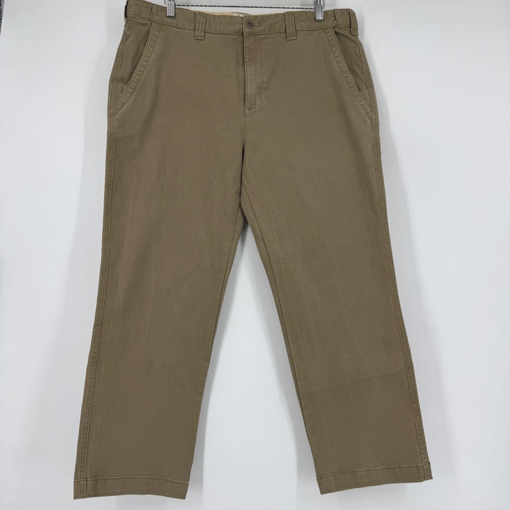 The Territory Ahead Mens 38x29 (38x27) Khaki Chino Pants Stretch Cotton Twill - Picture 2 of 10